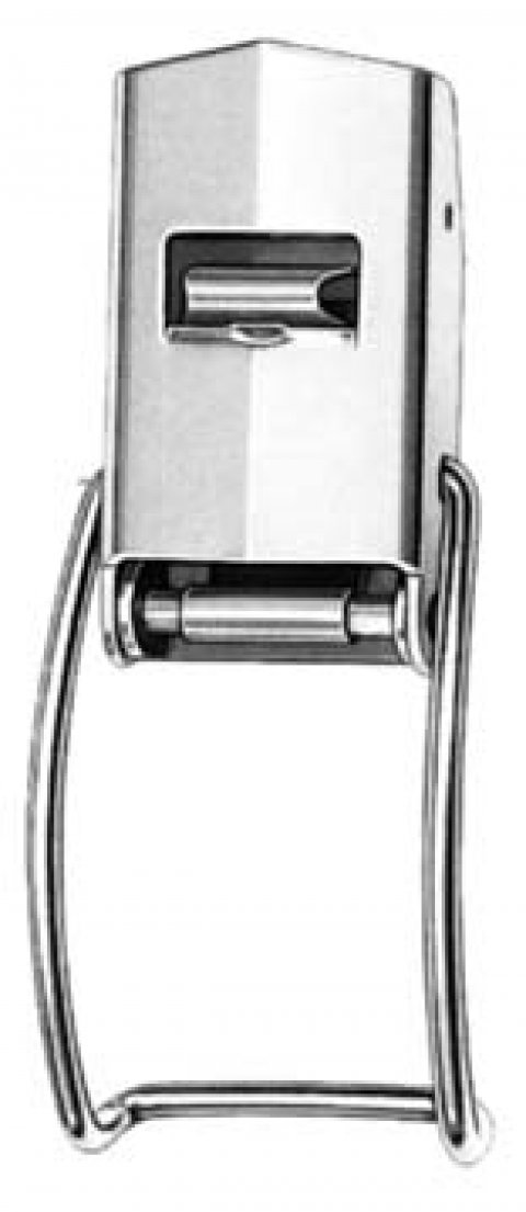 LLLCMX Series hooked wire draw hook latch with secondary lock